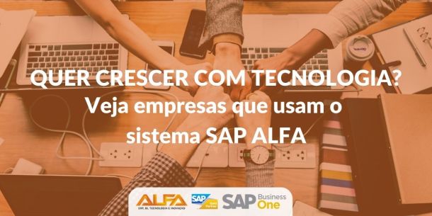 Conheça algumas empresas que são clientes SAP ALFA